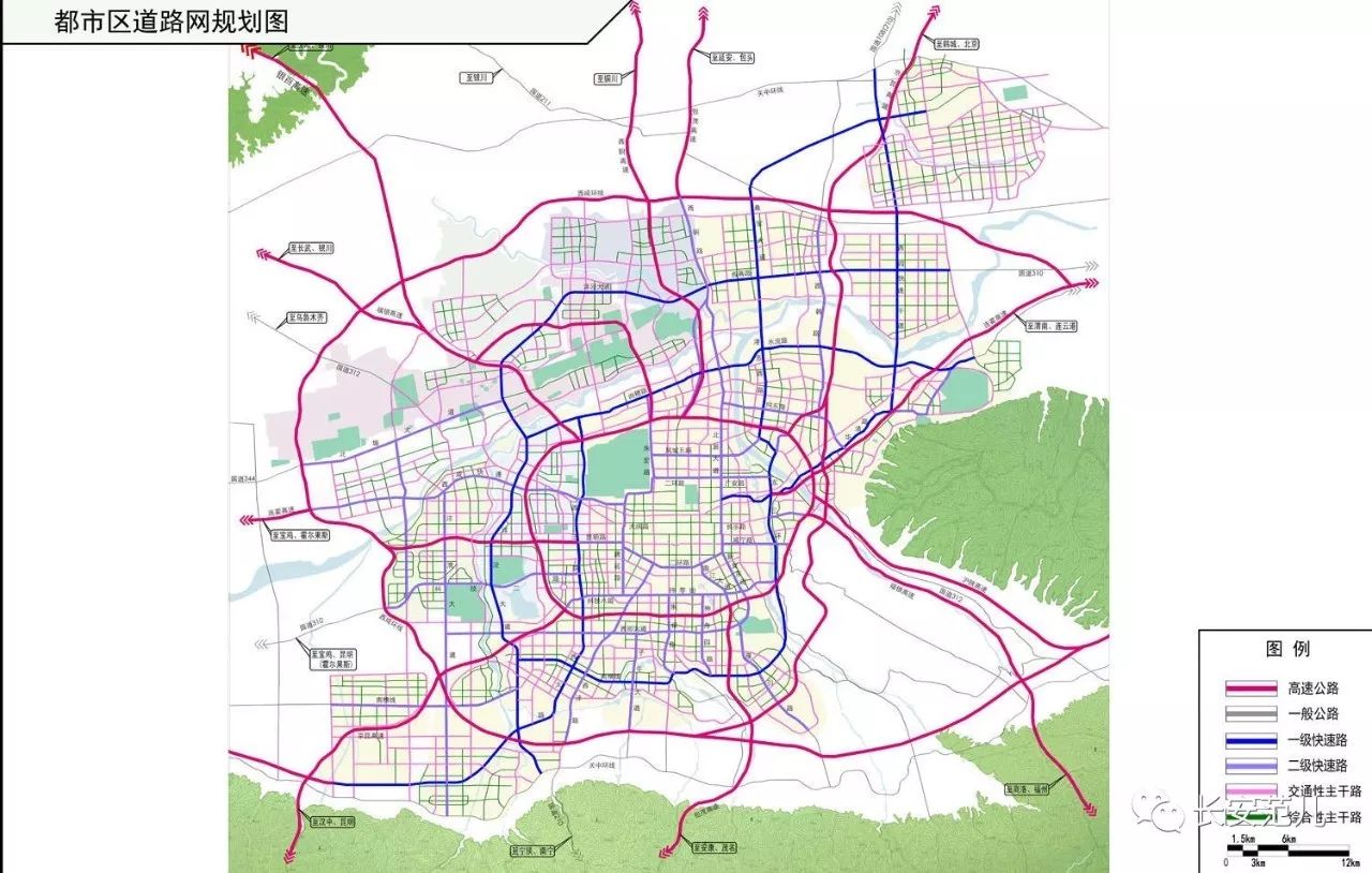 咸阳道路最新规划图解析，25日规划图一览