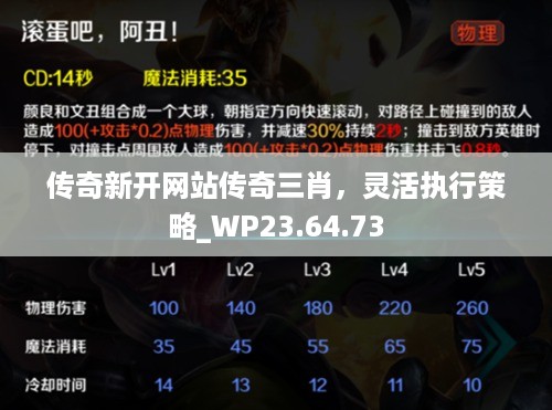 传奇新开网站传奇三肖，灵活执行策略_WP23.64.73