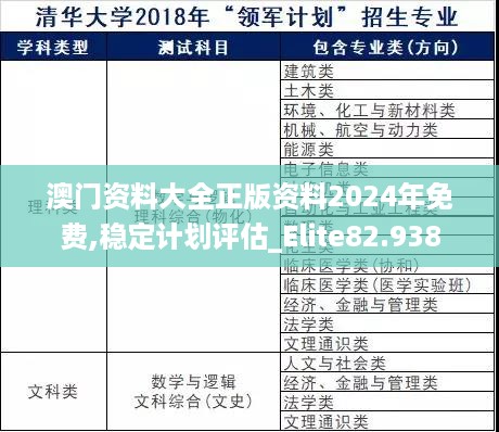 澳门资料大全正版资料2024年免费,稳定计划评估_Elite82.938