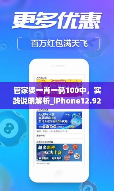 管家婆一肖一码100中，实践说明解析_iPhone12.92.63