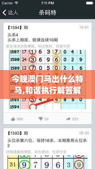 今晚澳门马出什么特马,和谐执行解答解释_私人版0.607