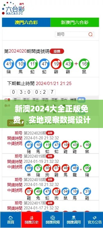新澳2024大全正版免费，实地观察数据设计_实验版7.56.115