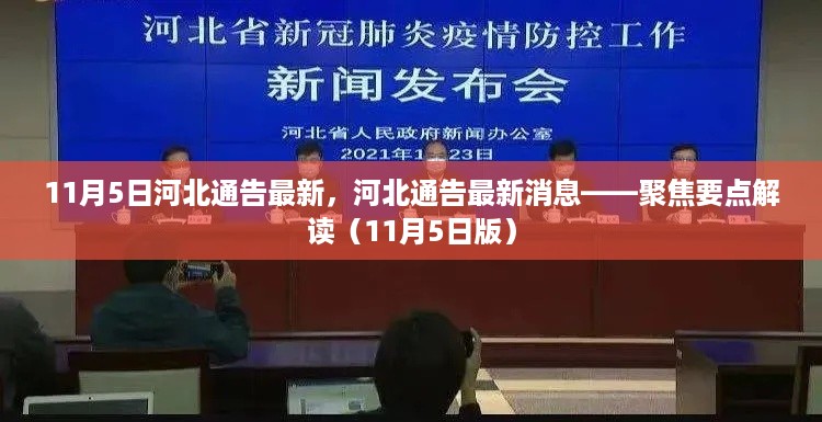 聚焦解读，河北最新通告消息（11月5日版）
