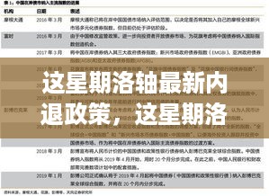 洛轴最新内退政策详解，步骤指南与适用人群指南