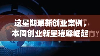 本周新星璀璨，XYZ智能物流的崛起之路