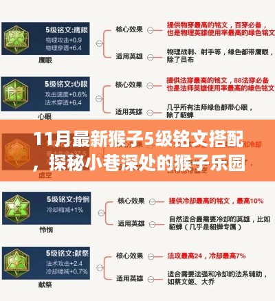 探秘猴子乐园，最新5级铭文搭配与隐藏美食秘境揭秘