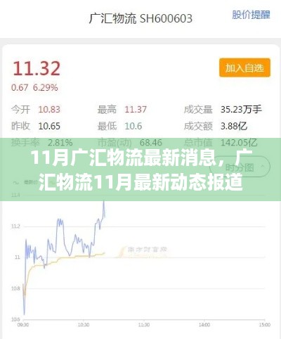 广汇物流最新动态报道，揭秘十一月最新消息
