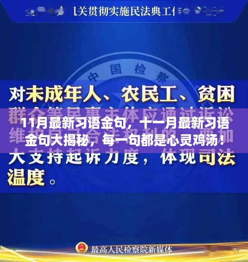 十一月习语金句大揭秘，温暖心灵的鸡汤语句