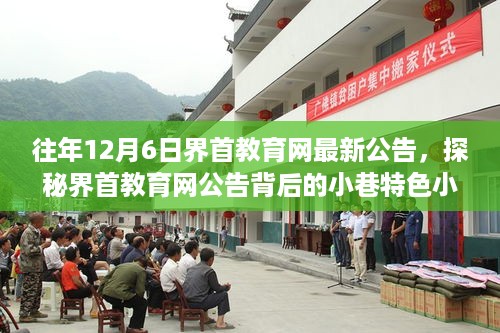 界首教育网最新公告揭秘，小巷特色小店与教育环境探秘等你来体验！