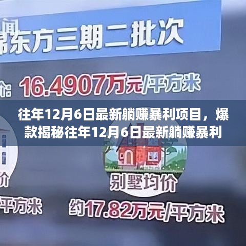 揭秘往年12月6日最新躺赚暴利项目，轻松实现财富自由秘诀！