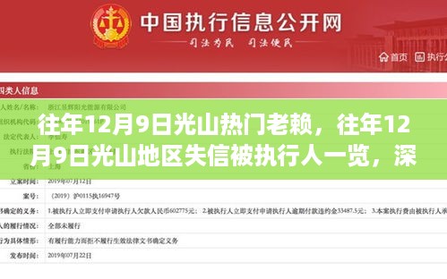 往年12月9日光山地区失信被执行人深度解析，老赖现象一览无余