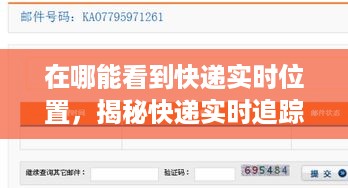 揭秘快递实时追踪，如何查看包裹位置？警惕盈利行业风险！