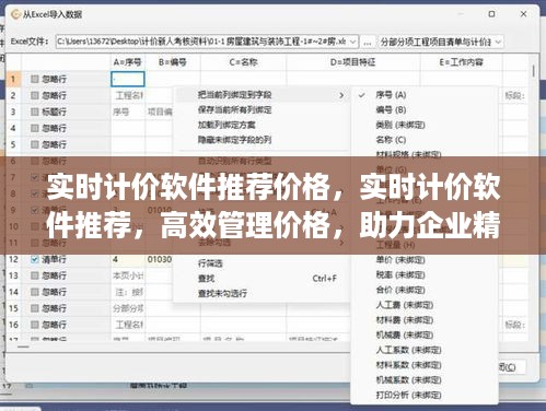 实时计价软件推荐，高效管理价格，助力企业精准决策，推荐及价格一览表