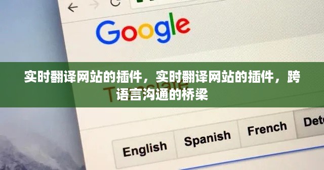 实时翻译网站插件，跨语言沟通的实时桥梁