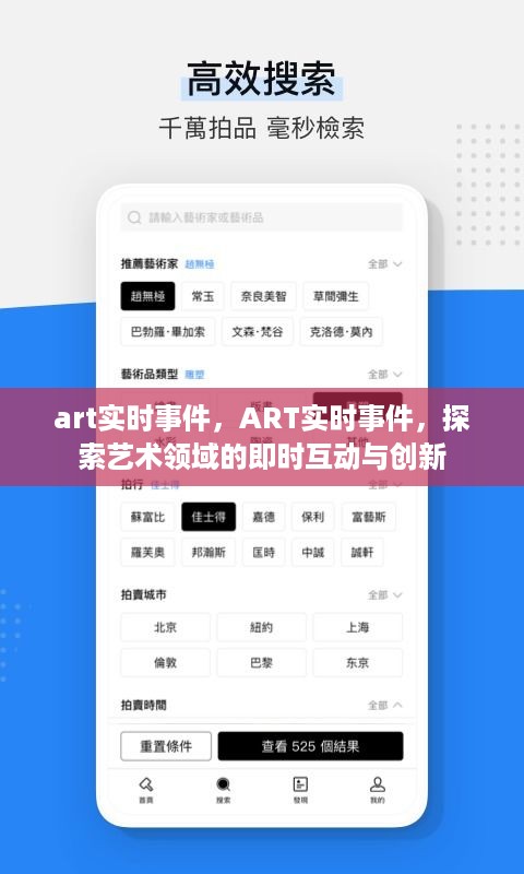 ART实时事件探索，即时互动与创新的艺术领域探索
