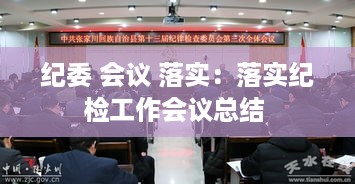 纪委 会议 落实：落实纪检工作会议总结 