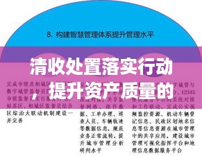 清收处置落实行动，提升资产质量的唯一途径