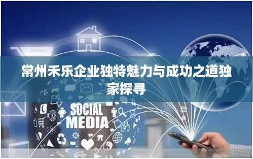 常州禾乐企业独特魅力与成功之道独家探寻