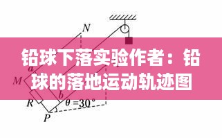 铅球下落实验作者：铅球的落地运动轨迹图 