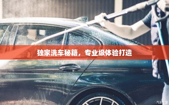 独家洗车秘籍，专业级体验打造