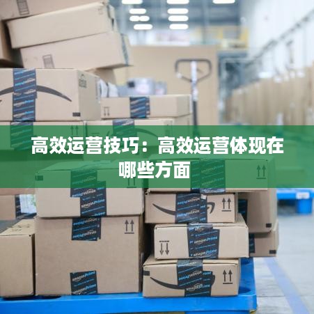 高效运营技巧：高效运营体现在哪些方面 