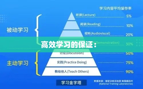 高效学习的保证： 