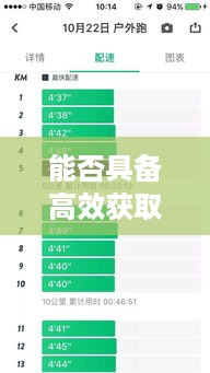 能否具备高效获取：可以非常高效的进行 