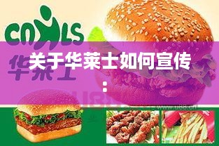 关于华莱士如何宣传： 