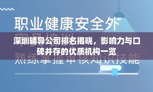 深圳辅导公司排名揭晓，影响力与口碑并存的优质机构一览