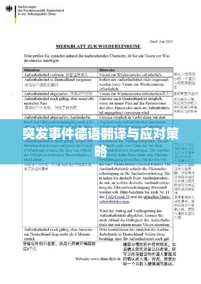 突发事件德语翻译与应对策略