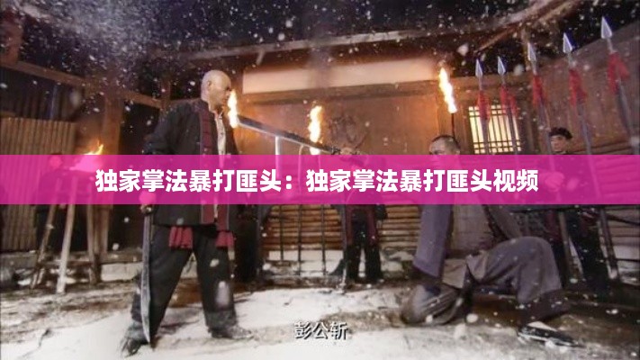 独家掌法暴打匪头：独家掌法暴打匪头视频 