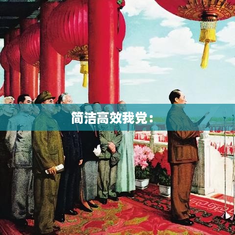简洁高效我党： 