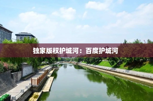 独家版权护城河：百度护城河 