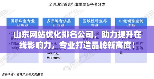 山东网站优化排名公司，助力提升在线影响力，专业打造品牌新高度！