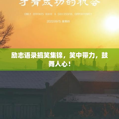 励志语录搞笑集锦，笑中带力，鼓舞人心！
