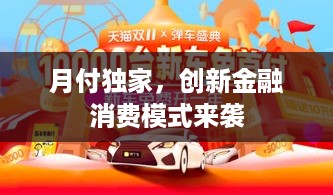 月付独家，创新金融消费模式来袭