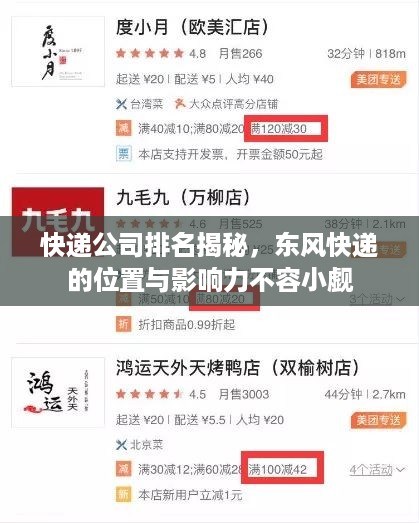 快递公司排名揭秘，东风快递的位置与影响力不容小觑