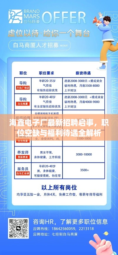 海鑫电子厂最新招聘启事，职位空缺与福利待遇全解析
