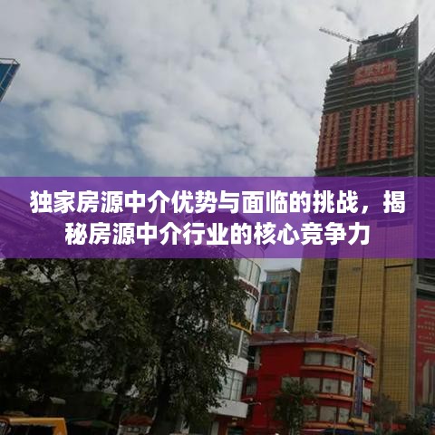 独家房源中介优势与面临的挑战，揭秘房源中介行业的核心竞争力