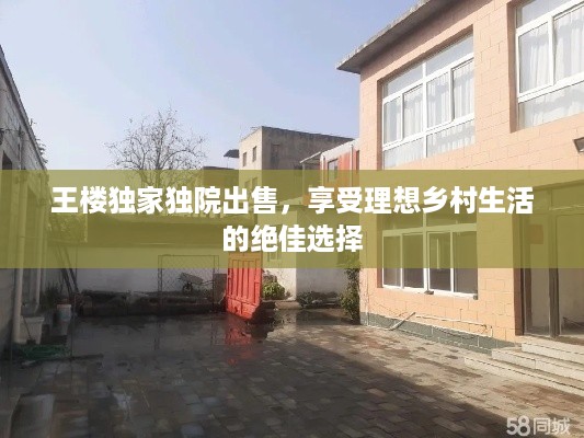 王楼独家独院出售，享受理想乡村生活的绝佳选择