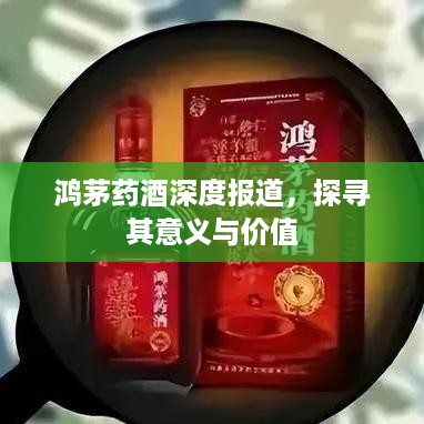 鸿茅药酒深度报道，探寻其意义与价值