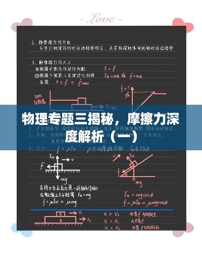 物理专题三揭秘，摩擦力深度解析（一）