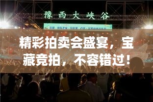 精彩拍卖会盛宴，宝藏竞拍，不容错过！
