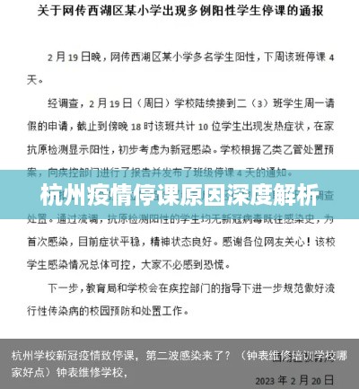 杭州疫情停课原因深度解析