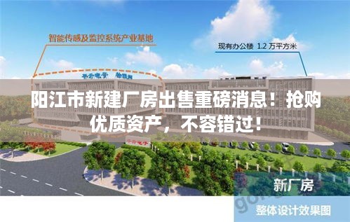 阳江市新建厂房出售重磅消息！抢购优质资产，不容错过！