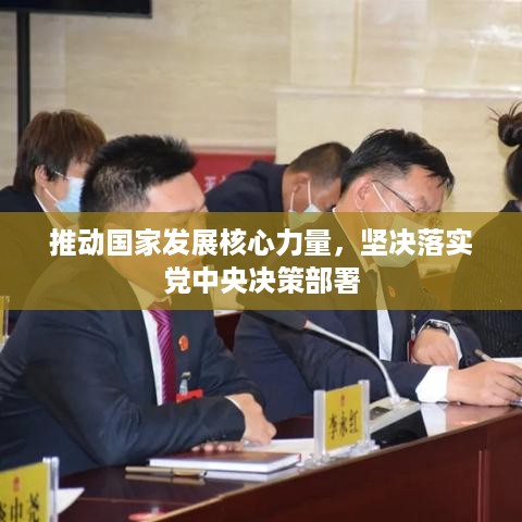 推动国家发展核心力量，坚决落实党中央决策部署