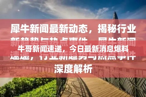 牛哥新闻速递，今日最新消息爆料