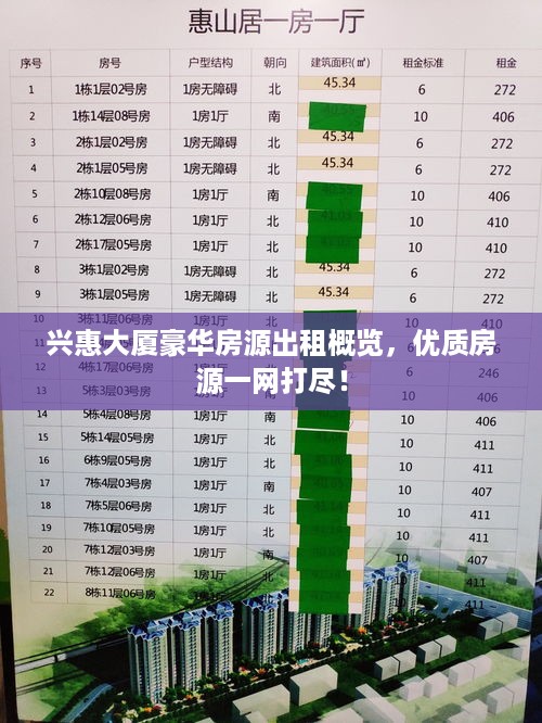 兴惠大厦豪华房源出租概览，优质房源一网打尽！