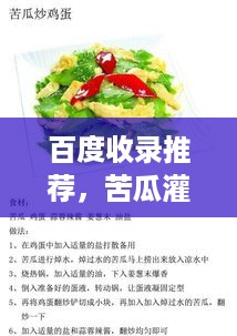 百度收录推荐，苦瓜灌煮——独特烹饪方法与美味享受