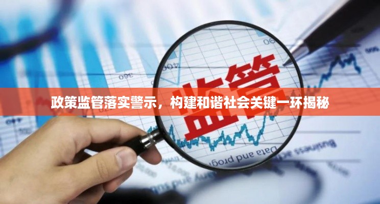 政策监管落实警示，构建和谐社会关键一环揭秘